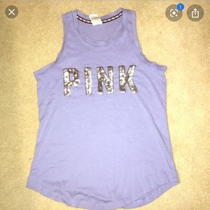 Victoria Secret PINK muscle tank top color, purple